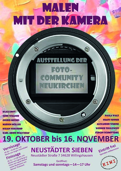 Fotoausstellung Malen mit der Kamera