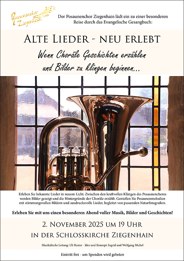 Posaunenchor Konzert Alte Lieder - neu erlebt